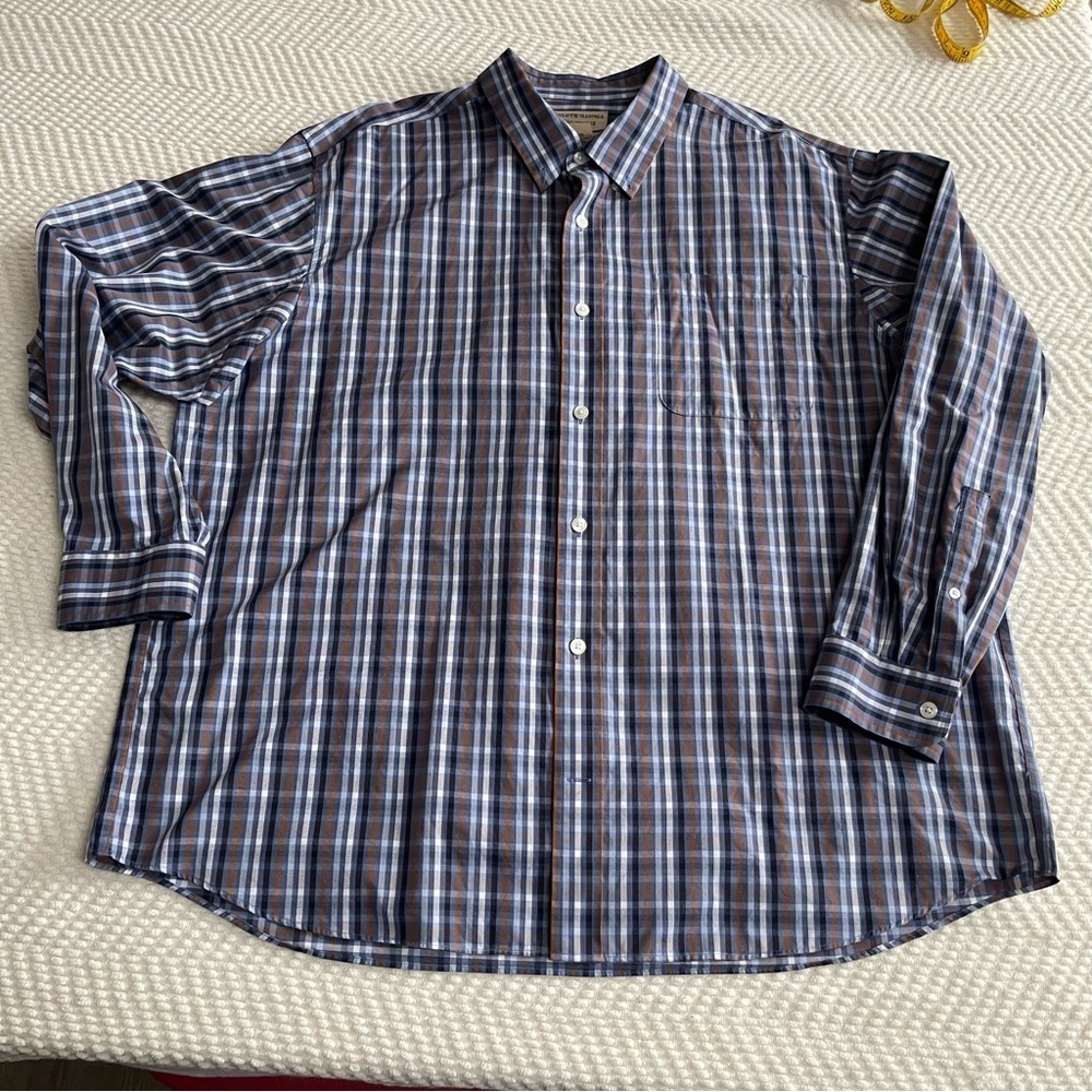 Duluth 100% cotton plaid button down